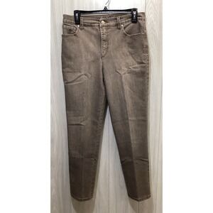 GLORIA VANDERBILT Women's‎ (Size 10P) Brown Jeans Pockets Stretch